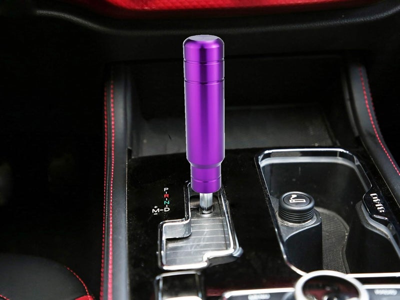 Abfer Metal Heavy Shift Knob, 5" Aluminum Alloy Weighted Gear Lever Stick Shifter Handle Fit Most Automatic Manual Vehicle - Image 2